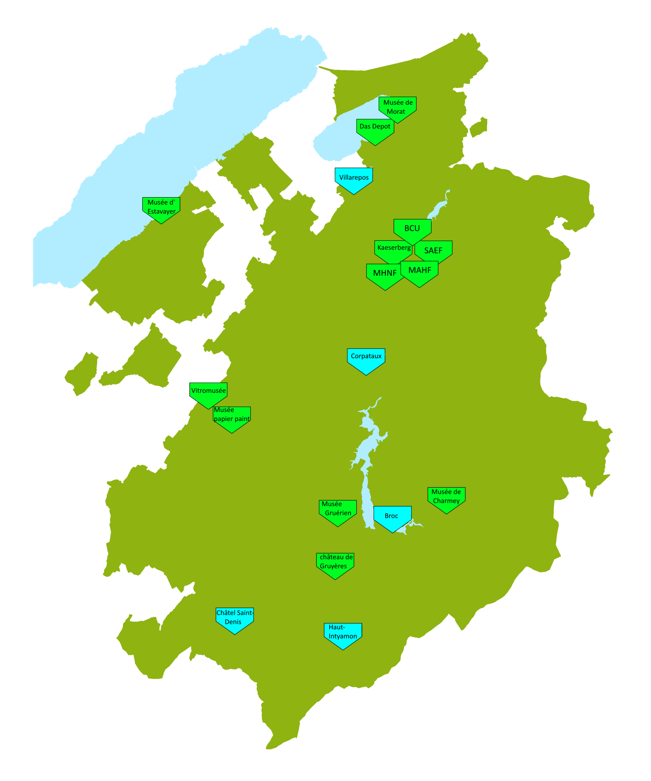 Carte du Festival Photo-Fribourg