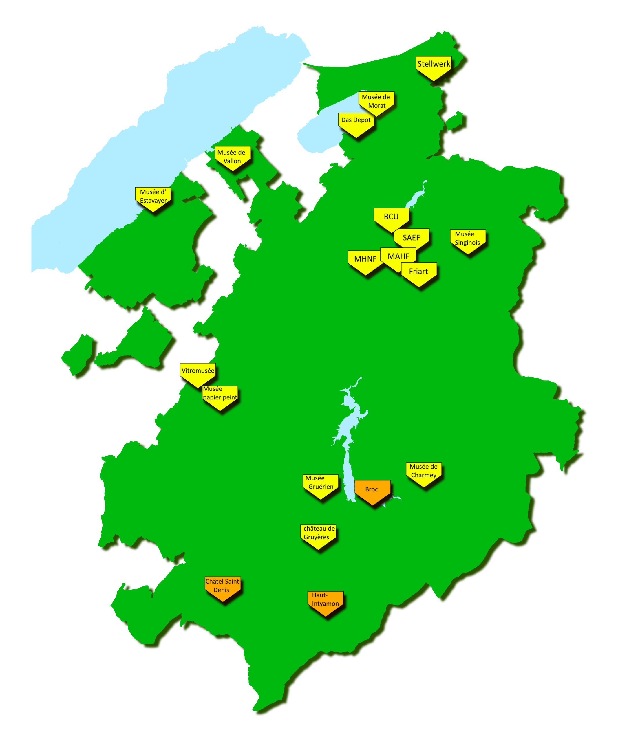 Carte du Festival Photo-Fribourg
